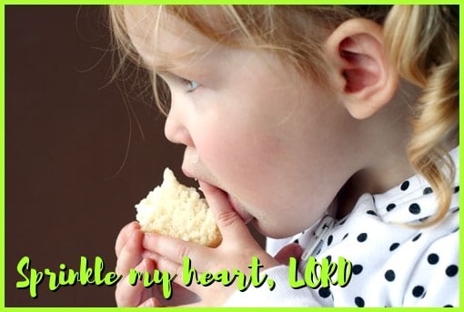 girl eating a cupcake